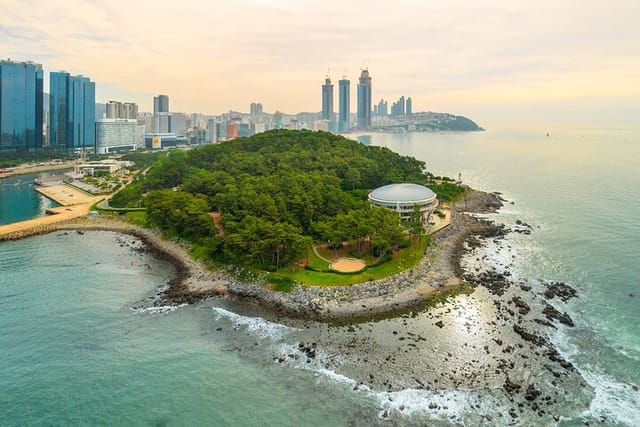 Nurimaru APEC House located on Dongbaekseom Island